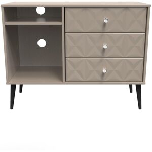 Ready Assembled 2 U Toledo 3 Drawer TV Unit (Ready Assembled) in Light Brown Light Brown Ready Assembled 2 U Toledo 3 Drawer TV Unit (Ready Assembled) in Light Brown Light Brown