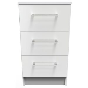 Ready Assembled 2 U Chester 3 Drawer Bedside Cab(Ready Assembled) in Mid Grey Mid Grey Ready Assembled 2 U Chester 3 Drawer Bedside Cab(Ready Assembled) in Mid Grey Mid Grey