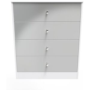 Ready Assembled 2 U Taunton 4 Drawer Chest (Ready Assembled) in Mid Grey Mid Grey Ready Assembled 2 U Taunton 4 Drawer Chest (Ready Assembled) in Mid Grey Mid Grey