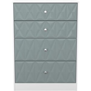 Ready Assembled 2 U Memphis 4 Drawer Deep Chest (Ready Assembled) in Duck Egg Blue Size: Medium Duck Egg Blue Medium Ready Assembled 2 U Memphis 4 Drawer Deep Chest (Ready Assembled) in Duck Egg Blue Size: Medium Duck Egg Blue Medium