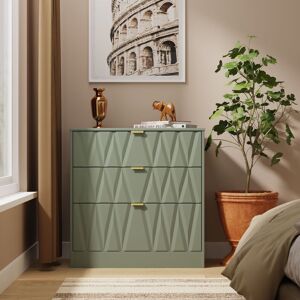Ready Assembled 2 U Washington 3 Drawer Deep Chest (Ready Assembled) in Pale Green Size: Medium Pale Green Medium Ready Assembled 2 U Washington 3 Drawer Deep Chest (Ready Assembled) in Pale Green Size: Medium Pale Green Medium