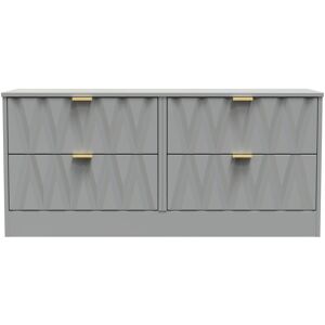 Ready Assembled 2 U Washington 4 Drawer Bed Box (Ready Assembled) in Grey Size: Small Grey Small Ready Assembled 2 U Washington 4 Drawer Bed Box (Ready Assembled) in Grey Size: Small Grey Small