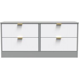 Ready Assembled 2 U Denver 4 Drawer Bed Box (Ready Assembled) in Mid Grey Size: Small Mid Grey Small Ready Assembled 2 U Denver 4 Drawer Bed Box (Ready Assembled) in Mid Grey Size: Small Mid Grey Small