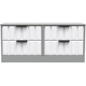 Ready Assembled 2 U Seattle 4 Drawer Bed Box (Ready Assembled) in Mid Grey Size: Small Mid Grey Small Ready Assembled 2 U Seattle 4 Drawer Bed Box (Ready Assembled) in Mid Grey Size: Small Mid Grey Small