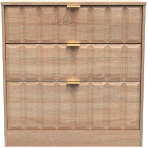 Ready Assembled 2 U Seattle 3 Drawer Deep Chest (Ready Assembled) in Light Oak Light Oak Ready Assembled 2 U Seattle 3 Drawer Deep Chest (Ready Assembled) in Light Oak Light Oak