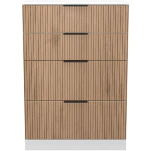 Ready Assembled 2 U Crete 4 Drawer Deep Chest (Ready Assembled) in White Size: Medium White Medium Ready Assembled 2 U Crete 4 Drawer Deep Chest (Ready Assembled) in White Size: Medium White Medium