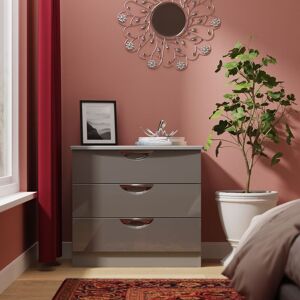 Ready Assembled 2 U Holborn 3 Drawer Chest (Ready Assembled) in Mid Grey Size: Medium Mid Grey Medium Ready Assembled 2 U Holborn 3 Drawer Chest (Ready Assembled) in Mid Grey Size: Medium Mid Grey Medium