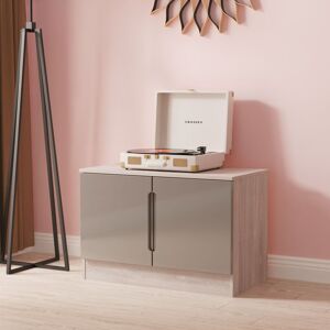 Ready Assembled 2 U Lucca Compact 2 Door TV & Media Unit (Ready Assembled) in Grey Grey Ready Assembled 2 U Lucca Compact 2 Door TV & Media Unit (Ready Assembled) in Grey Grey