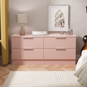 Ready Assembled 2 U Dover 4 Drawer Bed Box (Ready Assembled) in Dusty Pink Dusty Pink Ready Assembled 2 U Dover 4 Drawer Bed Box (Ready Assembled) in Dusty Pink Dusty Pink