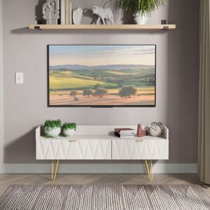 Ready Assembled 2 U Dallas 2 Drawer Coffee TV Unit (Ready Assembled) in Taupe Taupe Ready Assembled 2 U Dallas 2 Drawer Coffee TV Unit (Ready Assembled) in Taupe Taupe