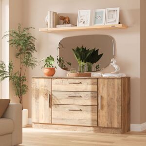 Ready Assembled 2 U Trent Wide 2 Door 3 Drawer Unit (Ready Assembled) in Dark Brown Dark Brown Ready Assembled 2 U Trent Wide 2 Door 3 Drawer Unit (Ready Assembled) in Dark Brown Dark Brown