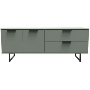 Ready Assembled 2 U Fuji 2 Drawer 2 Door Wide Sideboard (Ready Assembled) in Pale Green Pale Green Ready Assembled 2 U Fuji 2 Drawer 2 Door Wide Sideboard (Ready Assembled) in Pale Green Pale Green