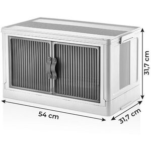 Woohoo Furniture Collapsible Closet Organizers with Door Stackable Plastic Foldable Storage Boxes Removable Easy Assemble Storage Shelf - One Box White Small Woohoo Furniture Collapsible Closet Organizers with Door Stackable Plastic Foldable Storage Boxes Removable Easy Assemble Storage Shelf - One Box White Small