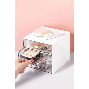 Living and Home Desk Organizer with Drawer Plastic Office Supplies Organiser For Office School Home in White White Living and Home Desk Organizer with Drawer Plastic Office Supplies Organiser For Office School Home in White White