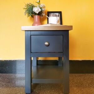 FURNITURE ONE Bedside Table, Bedside Cabinet with Shelf & Drawer - FULLY ASSEMBLY in Blue Size: 1 Pack Blue 1 Pack FURNITURE ONE Bedside Table, Bedside Cabinet with Shelf & Drawer - FULLY ASSEMBLY in Blue Size: 1 Pack Blue 1 Pack