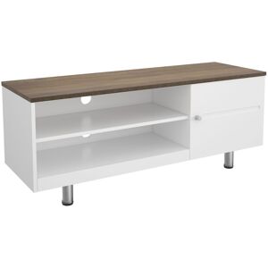 AVF Whitesands 1.2m TV Stand, For TVs Up To 60" in White White AVF Whitesands 1.2m TV Stand, For TVs Up To 60" in White White