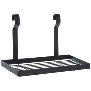 Orsina Sorello Matt Black Single Shelf Storage Rack Black Orsina Sorello Matt Black Single Shelf Storage Rack Black