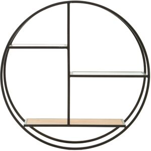 Orsina Stylish Three Tier Shelf, Space Saving Display Shelf, Versatile Bedroom Shelf, Compact Living Room Shelf in Black Black Orsina Stylish Three Tier Shelf, Space Saving Display Shelf, Versatile Bedroom Shelf, Compact Living Room Shelf in Black Black