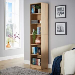 Home Source Bookcase Display Shelf Freestanding Book Storage Unit Home Living Room in Light Oak Light Oak Home Source Bookcase Display Shelf Freestanding Book Storage Unit Home Living Room in Light Oak Light Oak