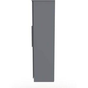 Ready Assembled 2 U Howard Tall 6 Door 2 Drawer 2 Mirror Wardrobe (Ready Assembled) in Dark Grey Dark Grey Ready Assembled 2 U Howard Tall 6 Door 2 Drawer 2 Mirror Wardrobe (Ready Assembled) in Dark Grey Dark Grey