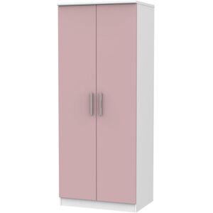 Ready Assembled 2 U Harrow 2 Door Wardrobe (Ready Assembled) in Dusty Pink Dusty Pink Ready Assembled 2 U Harrow 2 Door Wardrobe (Ready Assembled) in Dusty Pink Dusty Pink