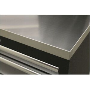 Loops Stainless Steel Worktop - 1360mm for ys02633-41 Cabinets Loops Stainless Steel Worktop - 1360mm for ys02633-41 Cabinets