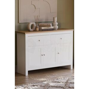 Home Discount Vida Designs Arlington 2 Drawer 3 Door Sideboard 820 x 1170 x 350 mm in White White Home Discount Vida Designs Arlington 2 Drawer 3 Door Sideboard 820 x 1170 x 350 mm in White White