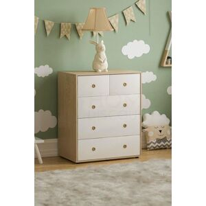 Home Discount Junior Vida Neptune 5 Drawer Chest Of Drawers Storage Kids Children Bedroom Furniture in White White Home Discount Junior Vida Neptune 5 Drawer Chest Of Drawers Storage Kids Children Bedroom Furniture in White White