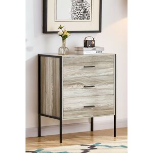 Home Discount Vida Designs Brooklyn 3 Drawer Bedside Cabinet Chest Of Drawers Storage Bedroom Furniture in Grey Grey Home Discount Vida Designs Brooklyn 3 Drawer Bedside Cabinet Chest Of Drawers Storage Bedroom Furniture in Grey Grey