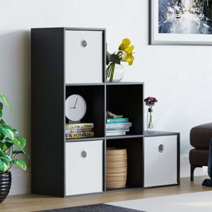 Home Discount Vida Designs Durham 6 Cube Bookcase Storage Unit & Cube Storage Basket Set of 3 in White White Home Discount Vida Designs Durham 6 Cube Bookcase Storage Unit & Cube Storage Basket Set of 3 in White White