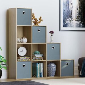 Home Discount Vida Designs Durham 10 Cube Bookcase Storage Unit & Cube Storage Basket Set of 5 in Grey Grey Home Discount Vida Designs Durham 10 Cube Bookcase Storage Unit & Cube Storage Basket Set of 5 in Grey Grey