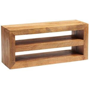 IH Design Duvid Light Mango Open Media Unit in Brown Brown IH Design Duvid Light Mango Open Media Unit in Brown Brown