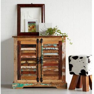 IH Design Ted Reclaimed Boat 2 Door Sideboard in Brown Brown IH Design Ted Reclaimed Boat 2 Door Sideboard in Brown Brown