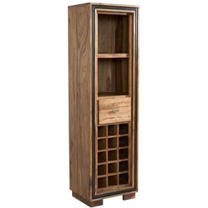 IH Design Indus Sheesham Wine Bookcase in Natural Natural IH Design Indus Sheesham Wine Bookcase in Natural Natural