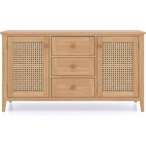 Rest Relax Alderley Oak Large Sideboard in Beige Beige Rest Relax Alderley Oak Large Sideboard in Beige Beige