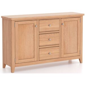 Rest Relax Windham Natual Oak 2 Door 3 Drawer Sideboard in Light Oak Size: Large Light Oak L Rest Relax Windham Natual Oak 2 Door 3 Drawer Sideboard in Light Oak Size: Large Light Oak L