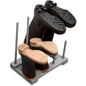 LIVIVO Wellington Boot Holder Rack - Indoor/Outdoor Storage Organiser in Grey Grey LIVIVO Wellington Boot Holder Rack - Indoor/Outdoor Storage Organiser in Grey Grey