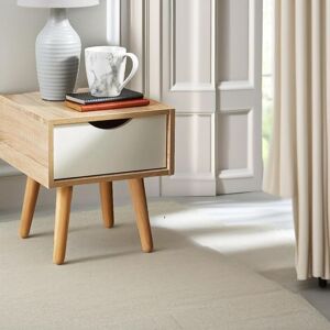 Pirlo Plush Bedside Table With Drawer Natural Brown Bedroom Furniture Brown Pirlo Plush Bedside Table With Drawer Natural Brown Bedroom Furniture Brown