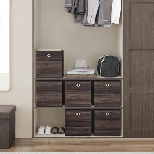 SONGMICS Multi Pack Fabric Storage Boxes Storage Containers Bins Easy Grip in Dark Brown Dark Brown SONGMICS Multi Pack Fabric Storage Boxes Storage Containers Bins Easy Grip in Dark Brown Dark Brown