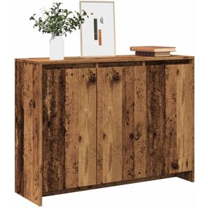 Berkfield Home Sideboard Old Wood 102x33x75 cm Engineered Wood in Brown Size: 102 x 33 x 75 cm Brown 102 x 33 x 75 cm Berkfield Home Sideboard Old Wood 102x33x75 cm Engineered Wood in Brown Size: 102 x 33 x 75 cm Brown 102 x 33 x 75 cm