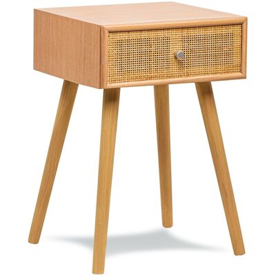 Nordlys Model - Nightstand with Rattan - Nightstand Nordlys Model - Nightstand with Rattan - Nightstand