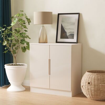 Ready Assembled 2 U Lucca 2 Door Cabinet (Ready Assembled) in Taupe Taupe Ready Assembled 2 U Lucca 2 Door Cabinet (Ready Assembled) in Taupe Taupe