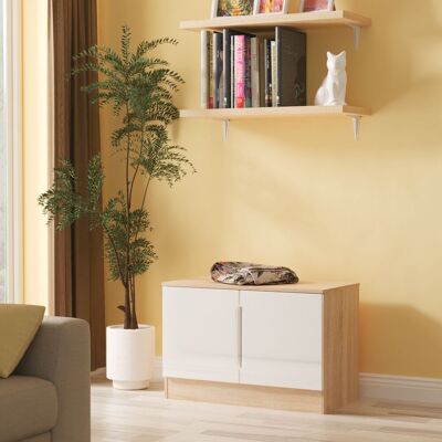 Ready Assembled 2 U Lucca Compact 2 Door TV & Media Unit (Ready Assembled) in Light Oak Light Oak Ready Assembled 2 U Lucca Compact 2 Door TV & Media Unit (Ready Assembled) in Light Oak Light Oak
