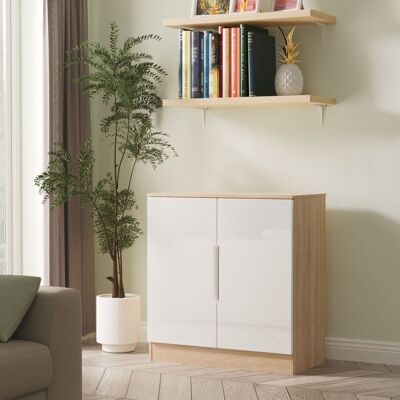 Ready Assembled 2 U Lucca 2 Door Cabinet (Ready Assembled) in Light Oak Size: Medium Light Oak Medium Ready Assembled 2 U Lucca 2 Door Cabinet (Ready Assembled) in Light Oak Size: Medium Light Oak Medium
