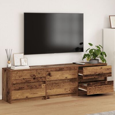Berkfield Home TV Cabinet Other Old wood Engineered wood & Particle board in Brown Brown Berkfield Home TV Cabinet Other Old wood Engineered wood & Particle board in Brown Brown