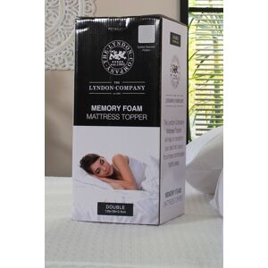 The Lyndon Company Memory Foam Mattress Topper 2.5cm Deyongs 1846 in Off-White Size: Single Off-White Single The Lyndon Company Memory Foam Mattress Topper 2.5cm Deyongs 1846 in Off-White Size: Single Off-White Single