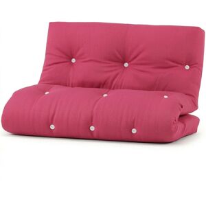 Rest Relax Fibre Foam Filled, Futon Replacement Mattress, Pink Size: Single Pink Single Rest Relax Fibre Foam Filled, Futon Replacement Mattress, Pink Size: Single Pink Single