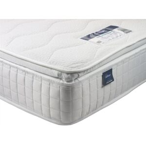 Silentnight 1000 Pillow Top Pocket Firm Mattress in White Size: King White King Silentnight 1000 Pillow Top Pocket Firm Mattress in White Size: King White King