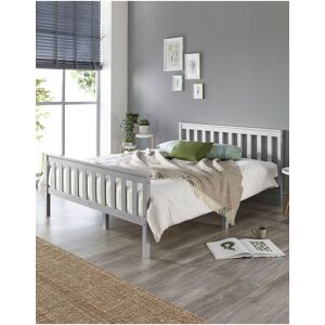 Aspire Atlantic Bed Frame in Grey Size: Small Double Grey Small Double Aspire Atlantic Bed Frame in Grey Size: Small Double Grey Small Double