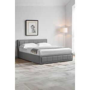 Home Discount Vida Designs Vanita Upholstered Ottoman Storage Bed Frame Linen UKFR Fabric in Light Grey Size: King Light Grey King Home Discount Vida Designs Vanita Upholstered Ottoman Storage Bed Frame Linen UKFR Fabric in Light Grey Size: King Light Grey King